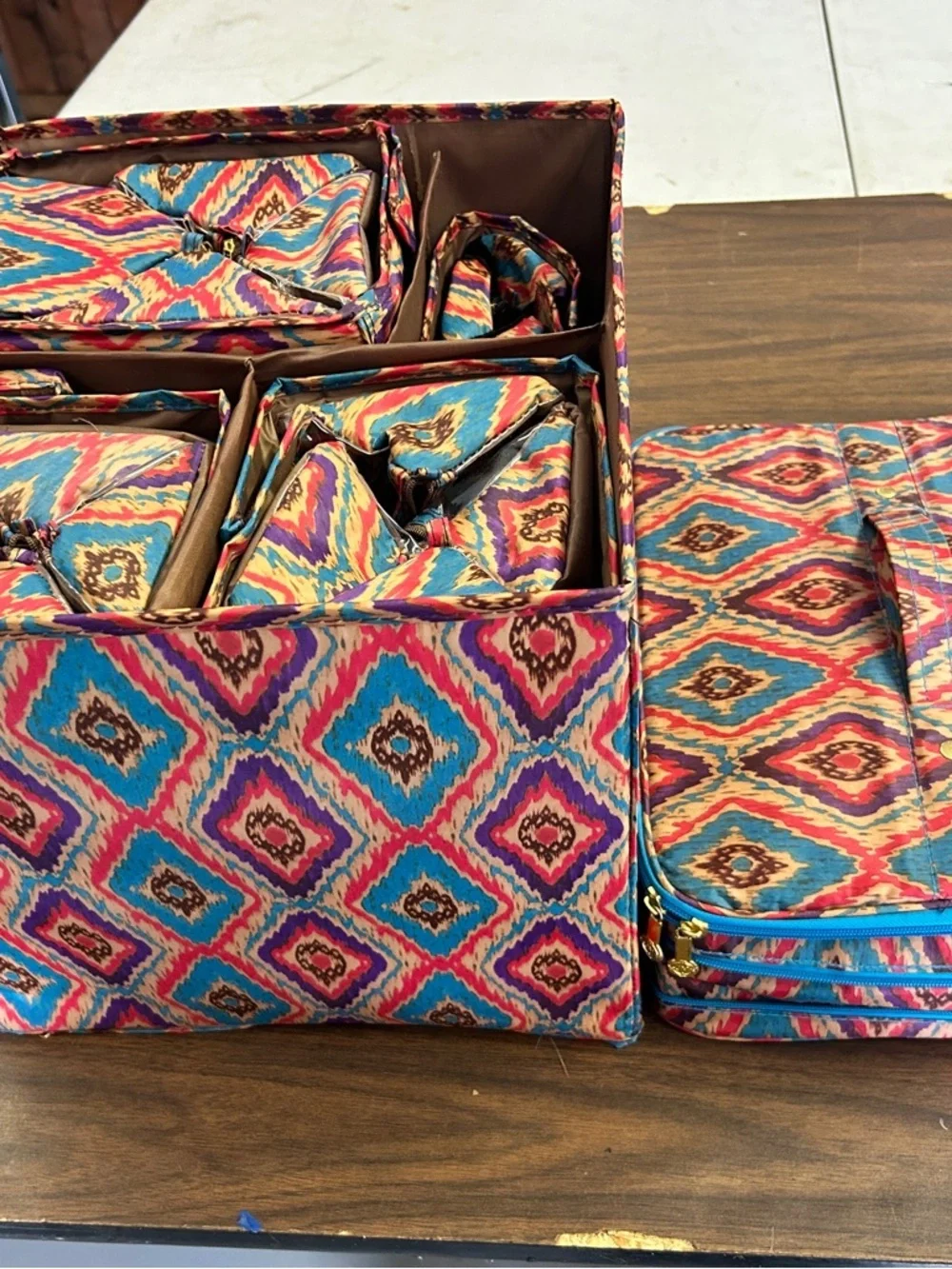 TRAVEL COSMETIC ORGANIZER SET